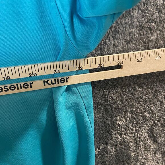 Travis Mathew Polo Shirt Mens 2XL XXL Light Blue Performance Timberstone Golf - Picture 6 of 11